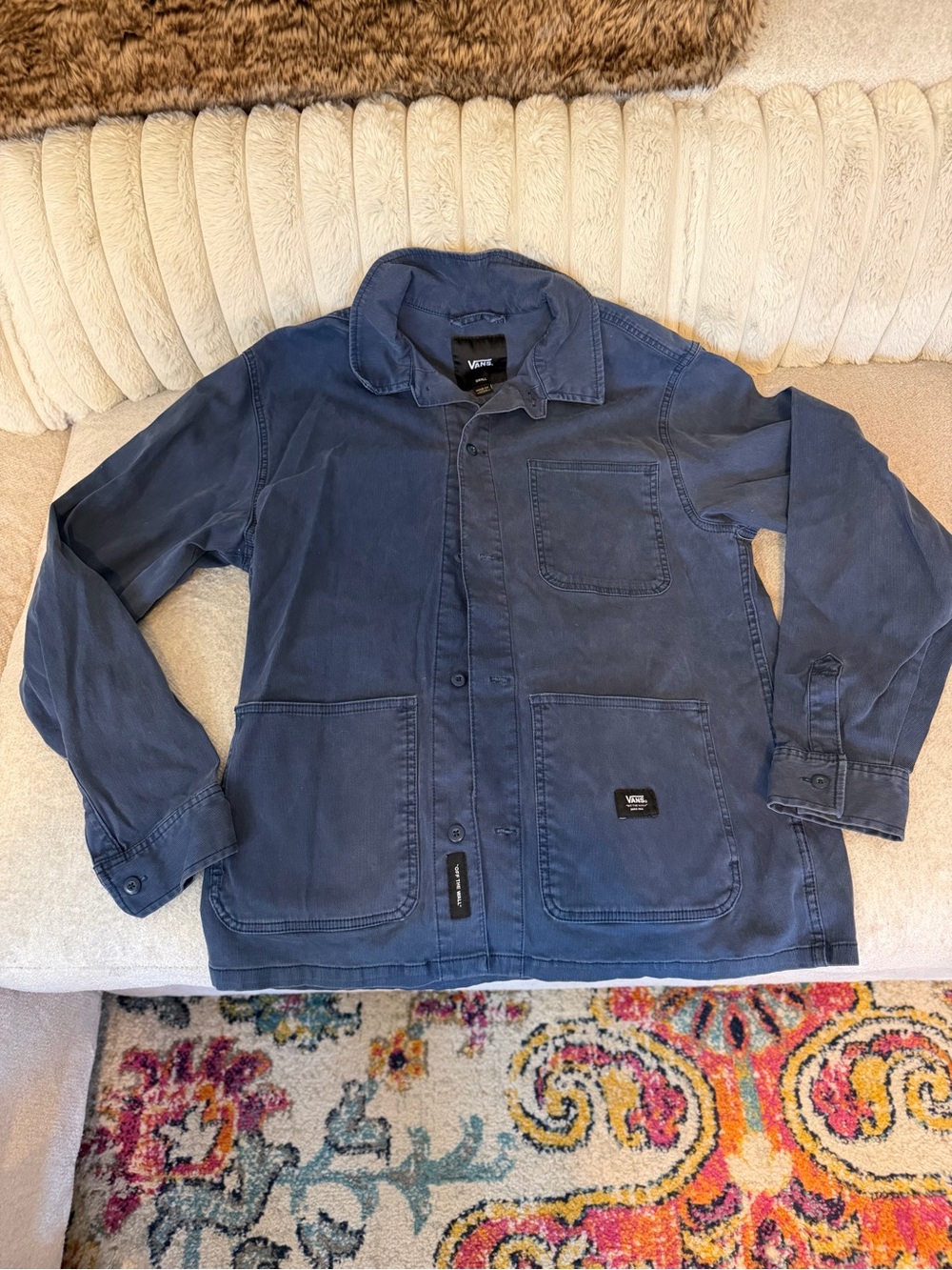 Vans Men's Dark Navy Work Shirt Jacket